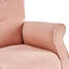 Chaise berçante en velours-102151818