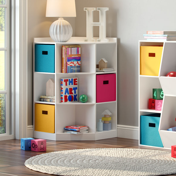 Space-Efficient Kids Storage Organizer for Small Bedrooms, Corner