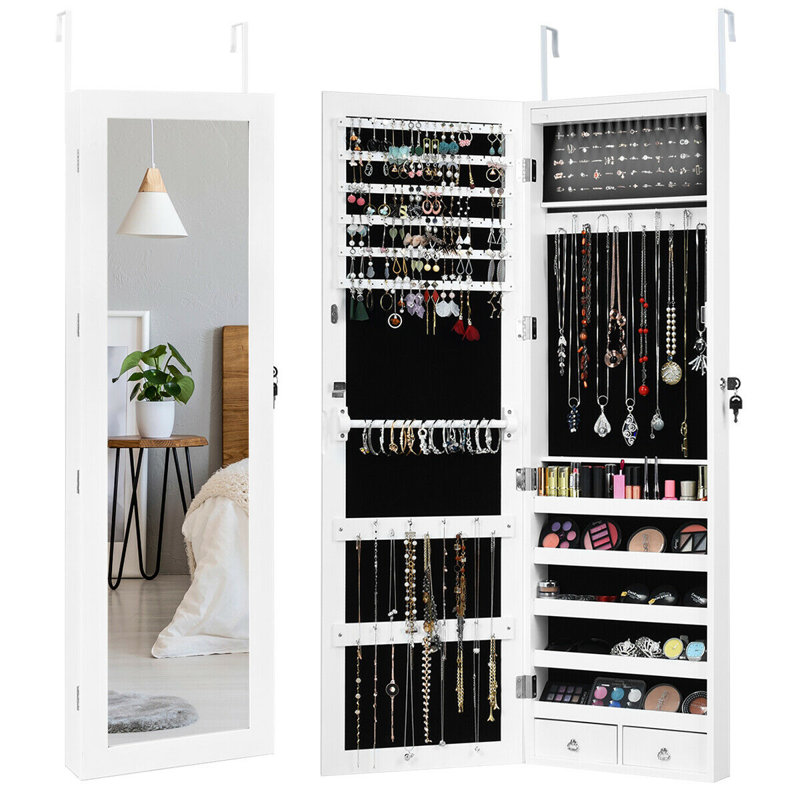 Armoire à bijoux avec miroir Derren