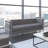 Igballe Contemporary LeatherSoft Sofa with Double Bar Encasing Frame-937677678