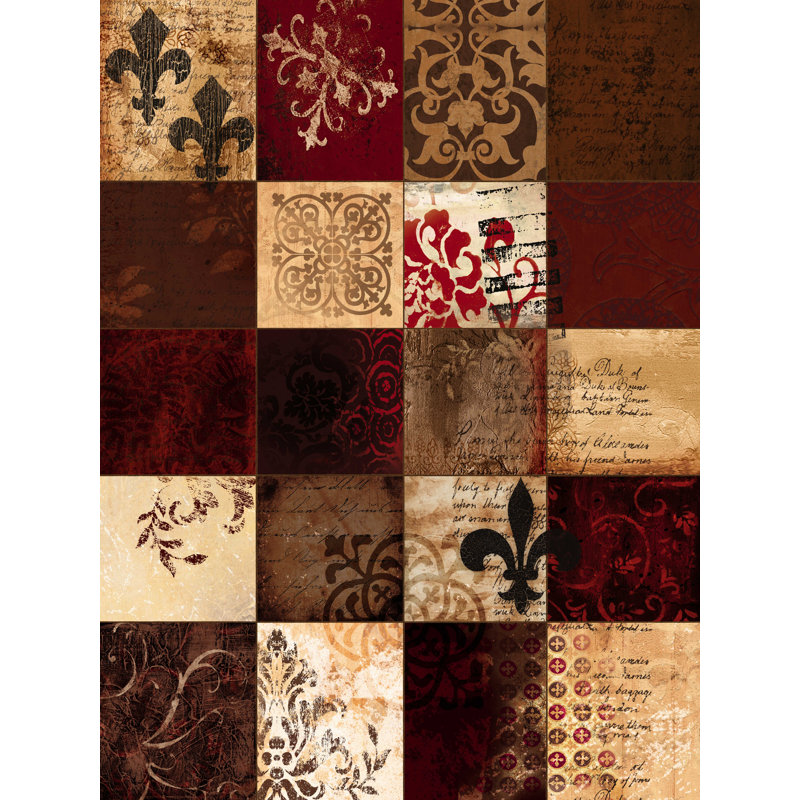 15 panneaux - peinture sur toile tendue, H 16 po x l 12 po