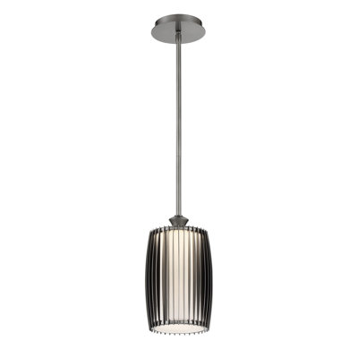 1 - Light Silver LED Single Pendant