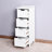 White Bathroom Cabinet With Spacious Drawers To Accommodate Your Needs Chic Storage Smooth Drawer Slides For Easy Access