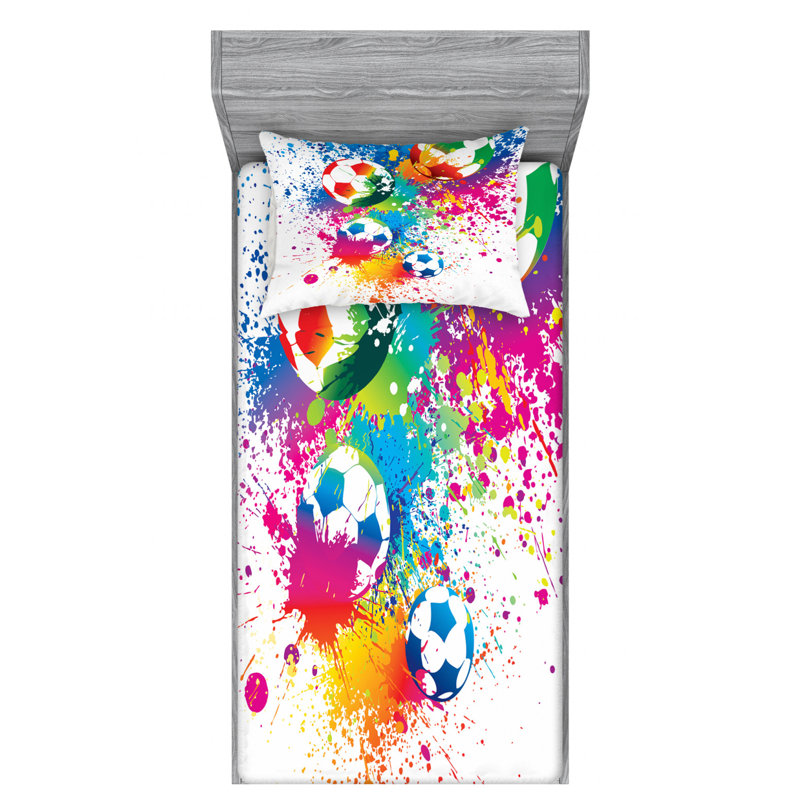 Microfiber Sheet Set, Twin Sheet Set with Fitted Sheet