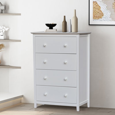 Calumet Heimann Solid Wood 4 Drawer Dresser