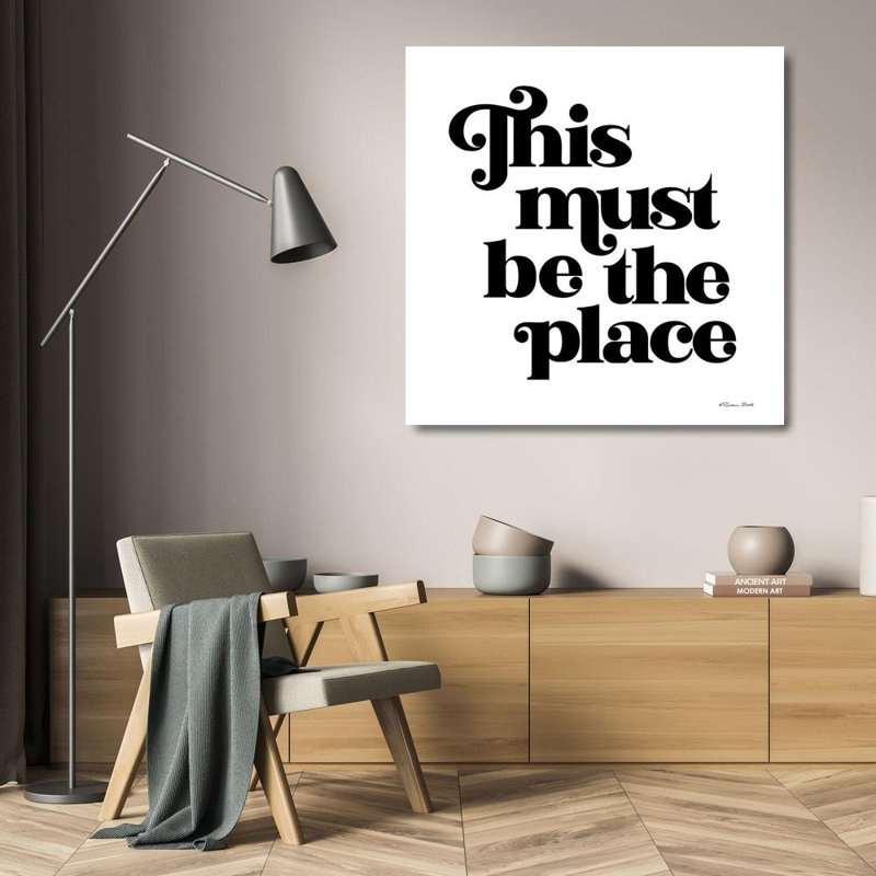 Trinx Ball, Susan Gallery Wrapped Canvas Art Titled: This Must Be the Place, 20" H x 20" W