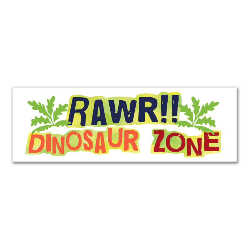 Art sur toile dinosaur zone Bouchard, H 20 po x l 60 po x P 1,25 po
