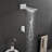 Wall Mounted Waterfall Shower System with Handheld Shower