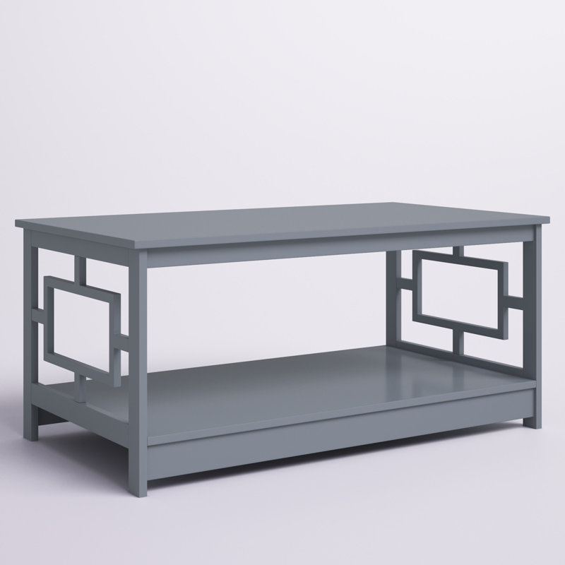 Carmeline Coffee Table, Gray Top/Gray Base