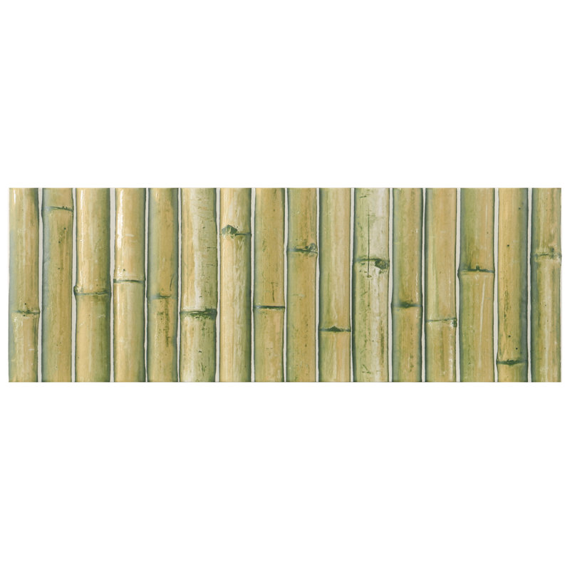 Bamboo 5.88'' W x 11.88'' L Tile, Matcha Green