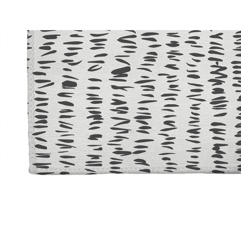 Crop Row Non-Slip Outdoor Rug, Runner 2'6" x 8'