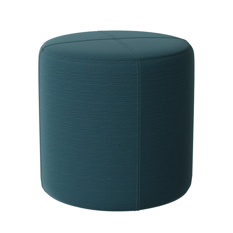 Porthleven Upholstered Ottoman, Lucky Turquoise