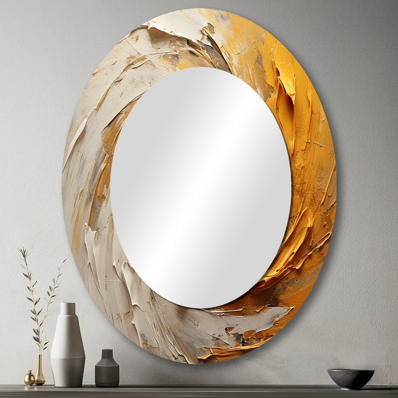 Miroir mural Golden Modern, 43 po x 33 po