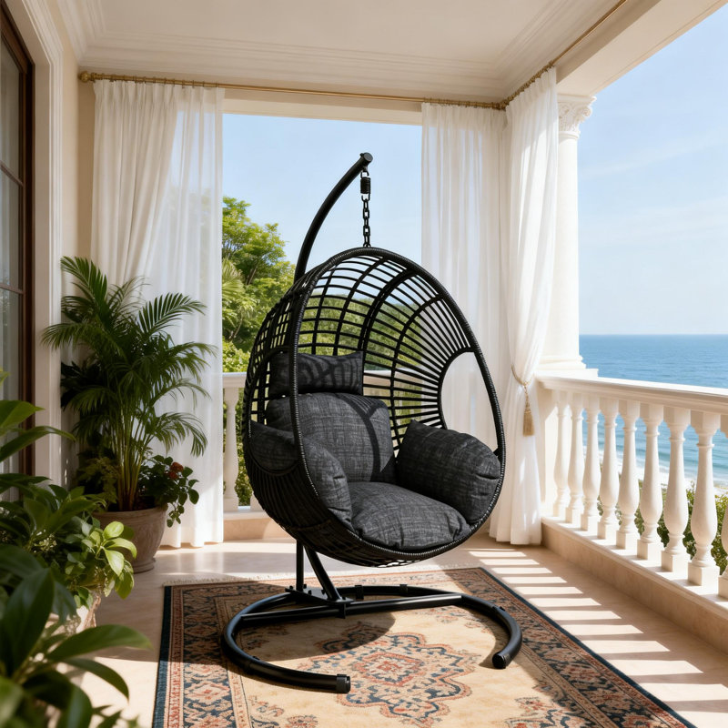 Fauteuils à œufs suspendus à l'épreuve de l'eau intérieur / extérieur (sans support)