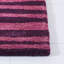 Tapis rayé prune / noir touffeté à la main Chanler-955364095