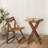 Solid Wood Patio Folding Table