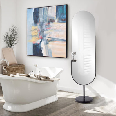 Dzenan Metal Flat Wall Mirror