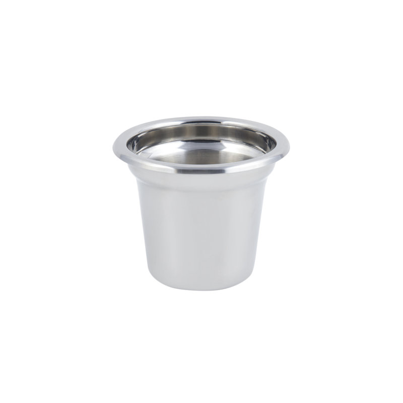 Bon Chef Stainless Steel Serving Bowl, 6" H x 4" W x 4" D