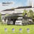 20' X 30' Heavy Duty Metal Carport Canopy With Galvanized Steel Roof And Reinforced Frame For Vehicles