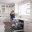 ZLINE Tallac Series 3rd Rack in Custom Panel Ready 24" 51 dBA Built-In Button Control Dishwasher with Stainless Steel Tub