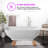 67 " L x 29.5 " W Freestanding and Mounting / Installation Required Soaking Solid Surface Bathtub