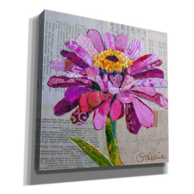 «Z is for Zinnia» par St. Hilaire Elizabeth, art mural sur toile