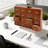 Wood Stackable Desk Organizer With 16 Drawers-1986567194