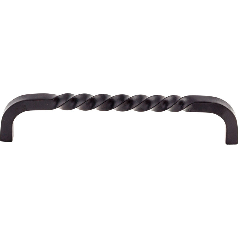 Twist Bar pull, Patina Black, 7" Center to Center