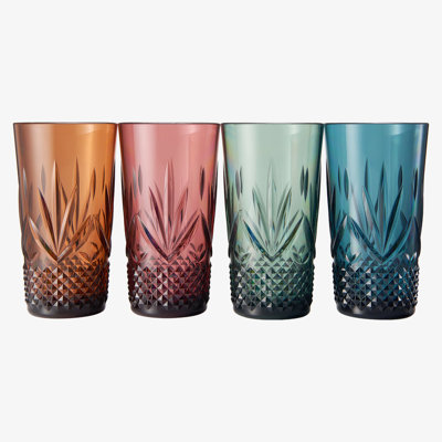 12oz. Acrylic Drinking Glass Set