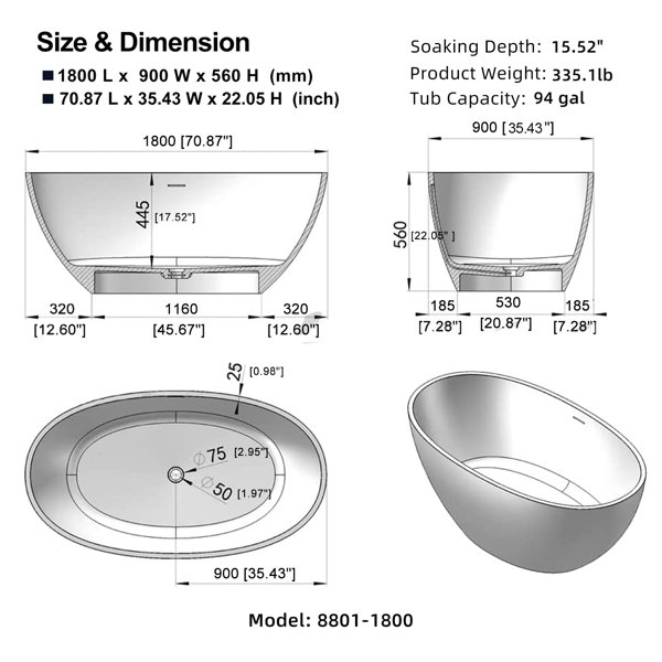 Product Dimensions