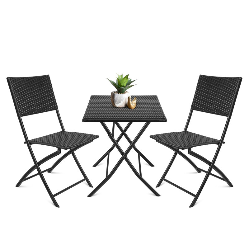 Elly-May 2 - Person Patio Dining Set with Square Table