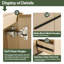 48'' Single Bathroom Vanity with Resin Top-1582397055