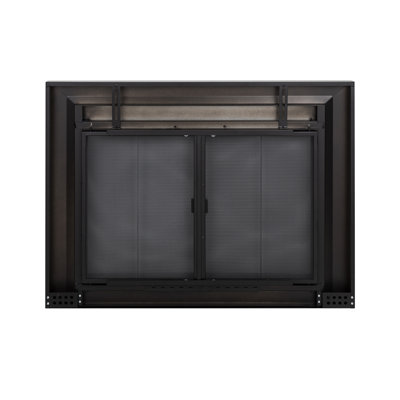 Abbygayle Bifold Steel Fireplace Door