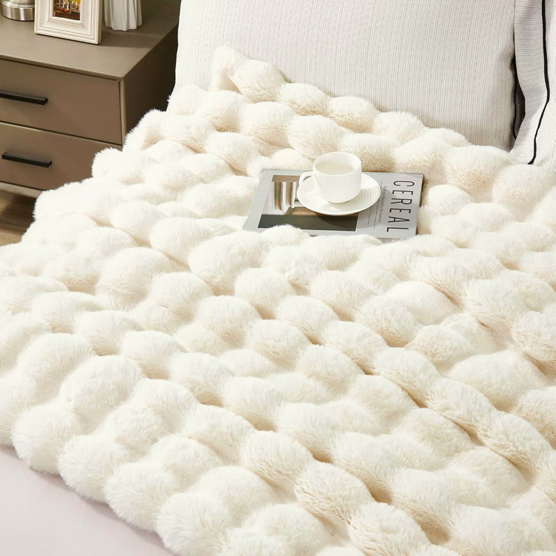 Jeté réversible Haalan Cozy, Jeté, Noir