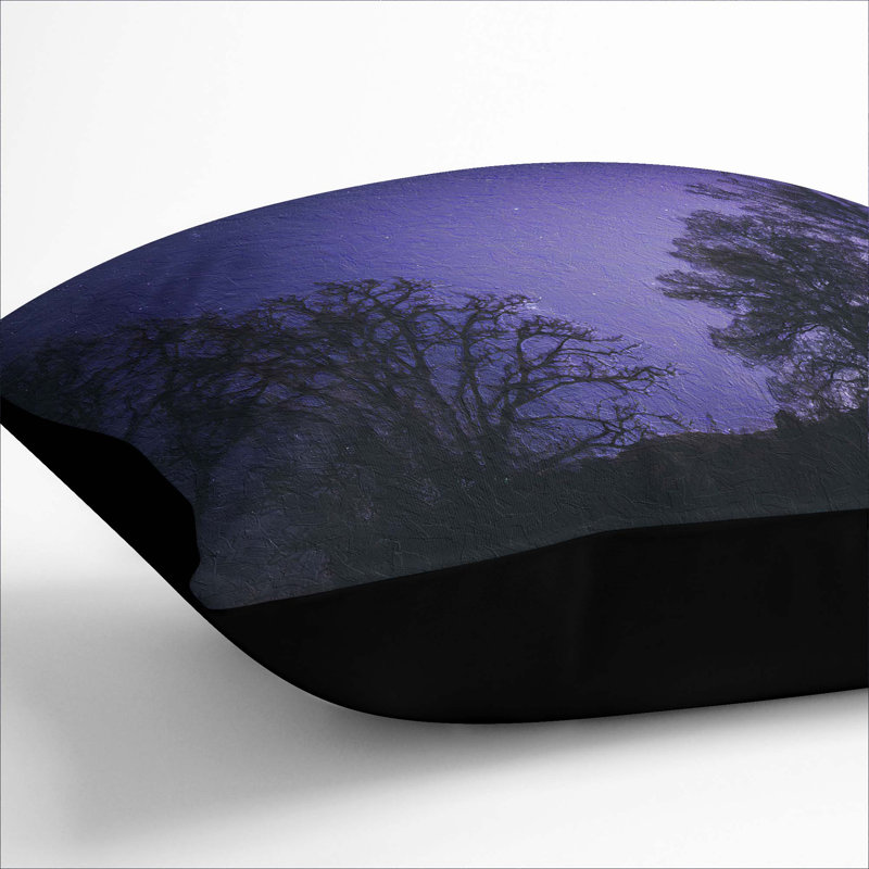 Square Throw Cushion, 40cm H x 40cm W x 15cm D, Black