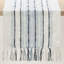 16x80 SONYA STRIPE Slub Self Fringe Ends Runner