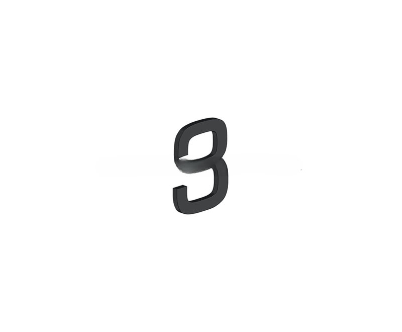 Unavailable Plaque, Paint Black
