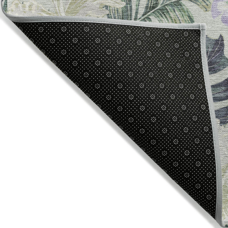 Tapis vert lavande et ivoire Fagundes