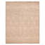 Tapis taupe en laine noué à la main 7 pi 9 po x 9 pi 10 po
