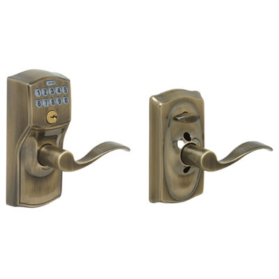 Camelot Door Lever with Flex Lock
