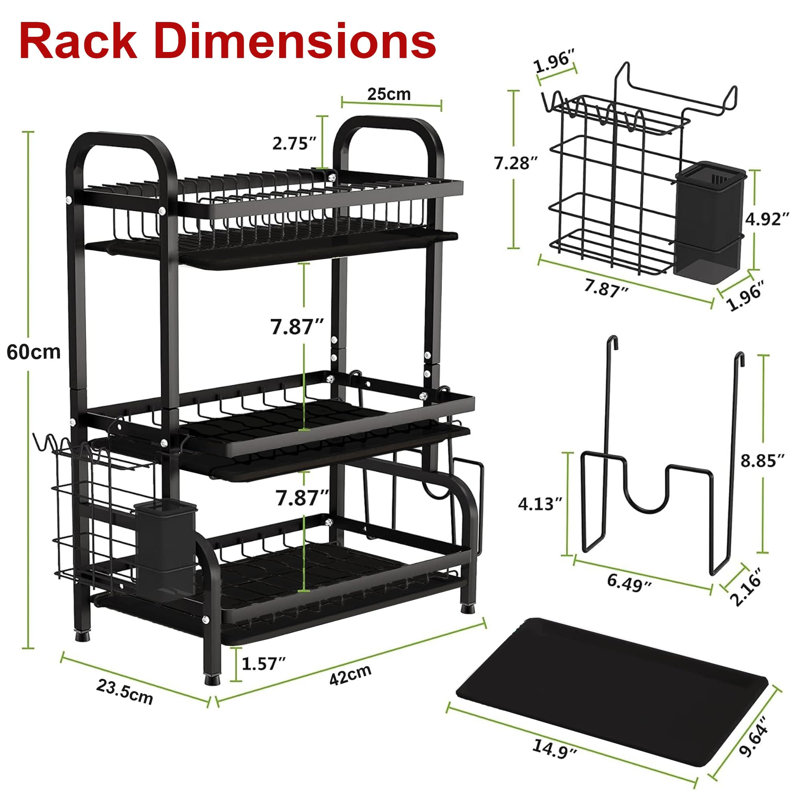 Over The Sink Dish Rack