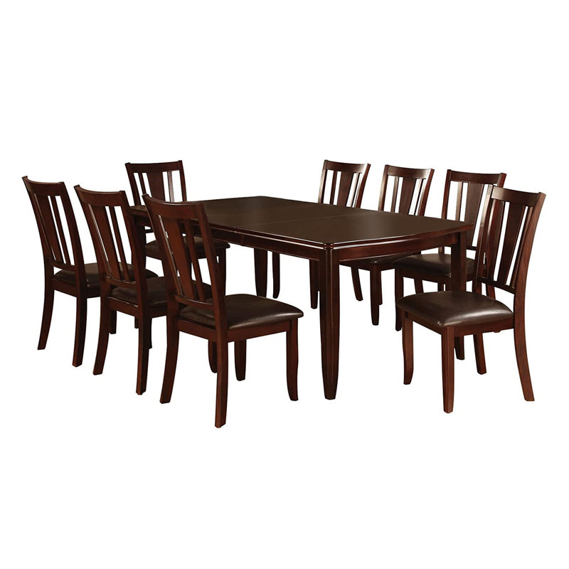 Extendable Four Leg Dining Set, 9