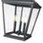 Sloan 12 inch Sand Black 3 Light Outdoor Chain Mount Ceiling Fixture