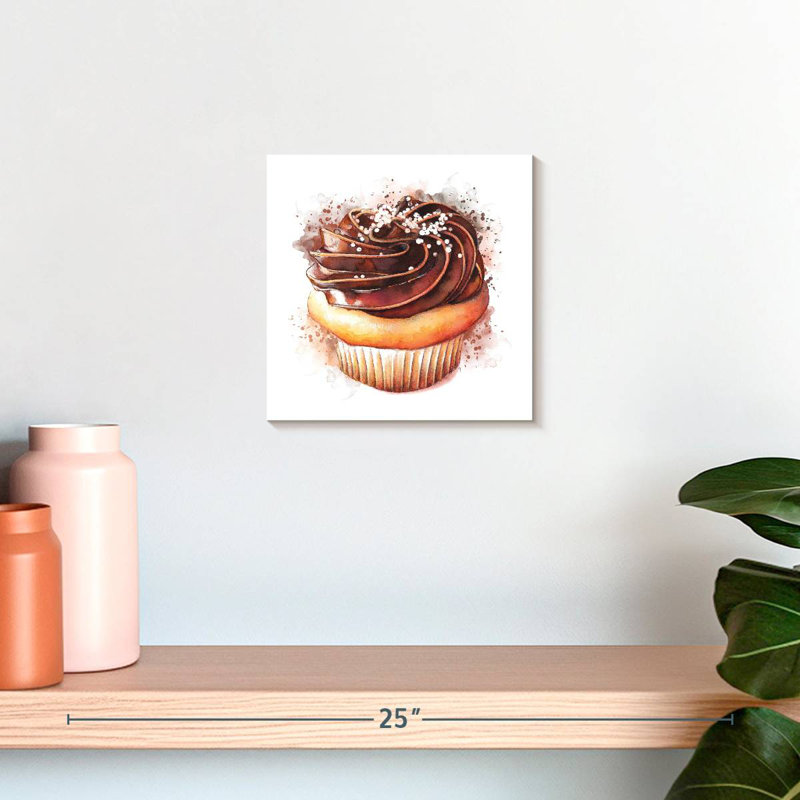 Petit gâteau aquarelle Yarlin, H 10 po x l 10 po