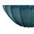 Table Lamp, 24 Inch Blue Ceramic Silhouette Body, Ivory Drum Shade