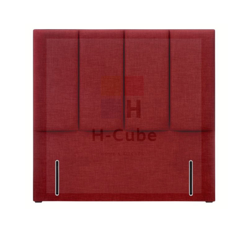 Upholstered Headboard, Kingsize (5'), Red