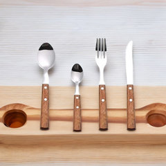 24pcs Rustic Matte Cutlery Set - Urban Contenders