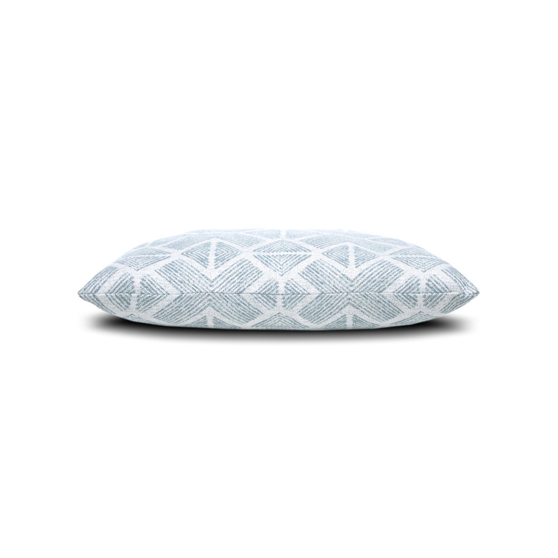 Bakuba Outdoor Square Sunbrella® Pillow Cover & Insert, 20"H x 20"W, Stream