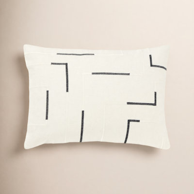 Odile 20" x 14" Cotton Throw Pillow