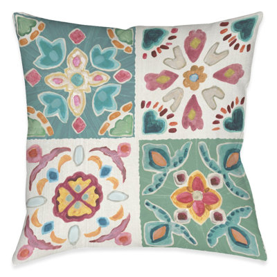 Coussin Bohemian Blue Tiles BOTLB